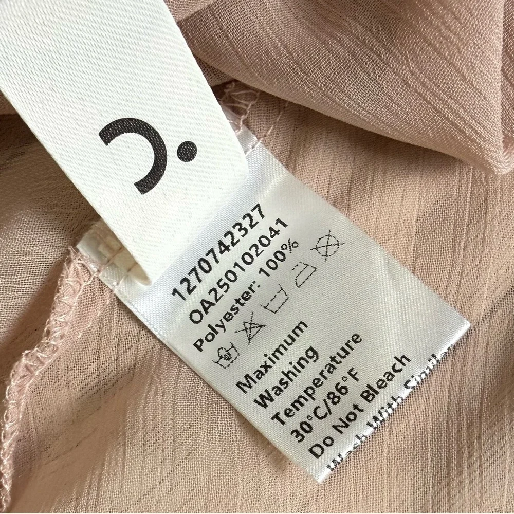 Commense Blush Pink Ruffle Mini Dress - Picture 12 of 13